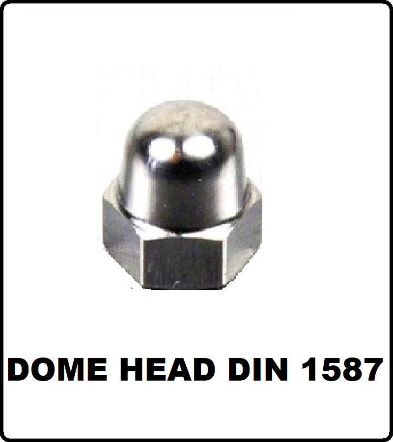 DOME NUTS DIN 1587